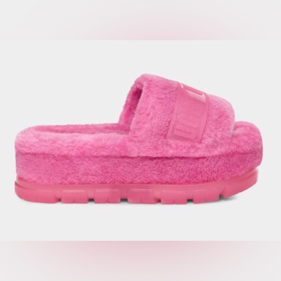 Ugg Women's Fluffita Clear Color: Carnation Size: 7 NWT. - Picture 3 of 14